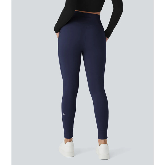 Halara Softlyzero High Waisted Drawstring Full Length Joggers Peacoat S Petite - Picture 5 of 6